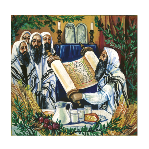 חג השבועות, הדפסה על קלף או הדפסה על קנבס