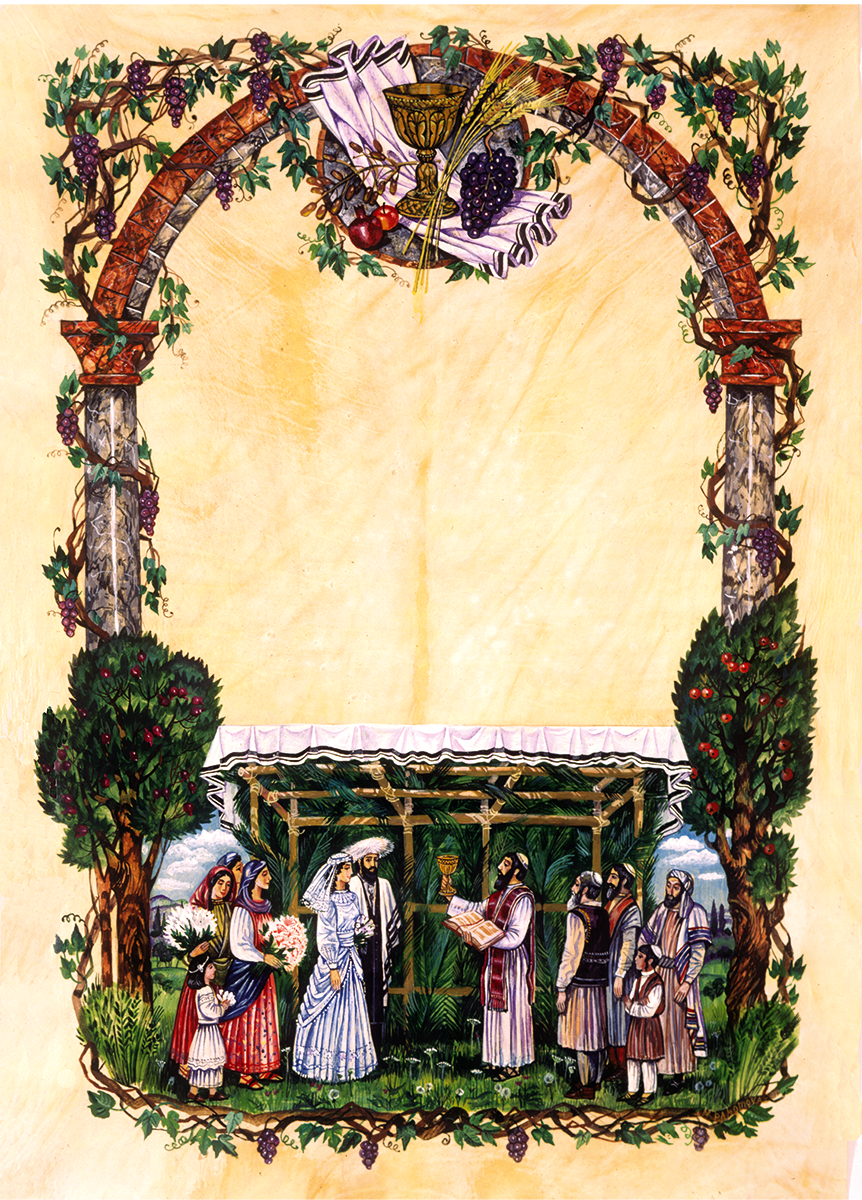 מסגרת "חתונה" להוספת ברכה לחתונה