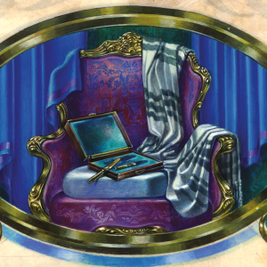 כליו של מוהל מונחים על כיסא אליהו